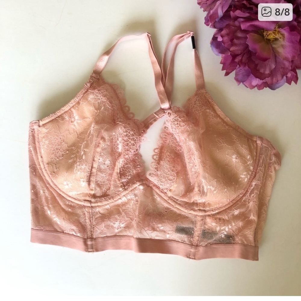 Victoria's Secret Blush Lace Bra Nwot